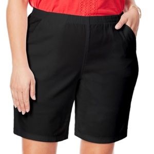 JMS Stretch Denim 2-Pocket Pull-On Shorts